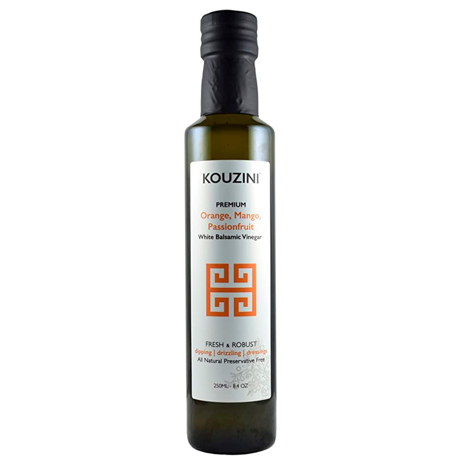 Ultra Premium Orange, , Passionfruit White Balsamic Vinegar, Aged