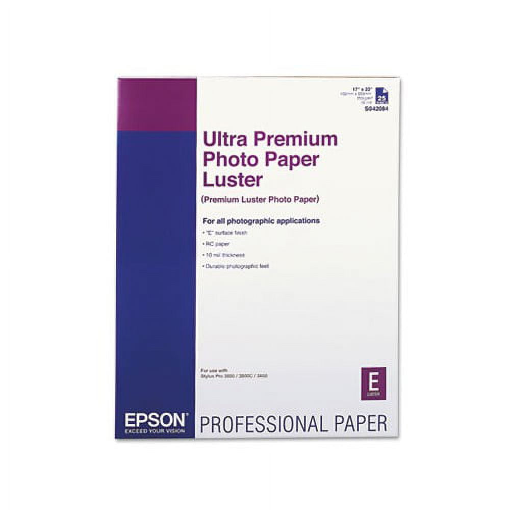 Epson Value Photo Paper Glossy, 4x6, 100 Sheets (S400034)
