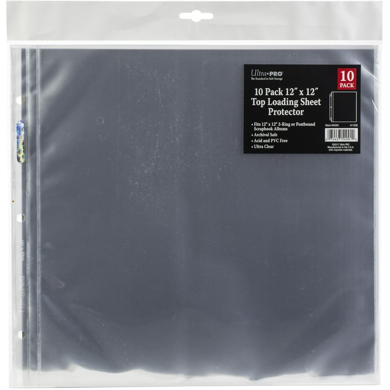 Ultra Pro 12x12 Refill Pages 10/Pkg