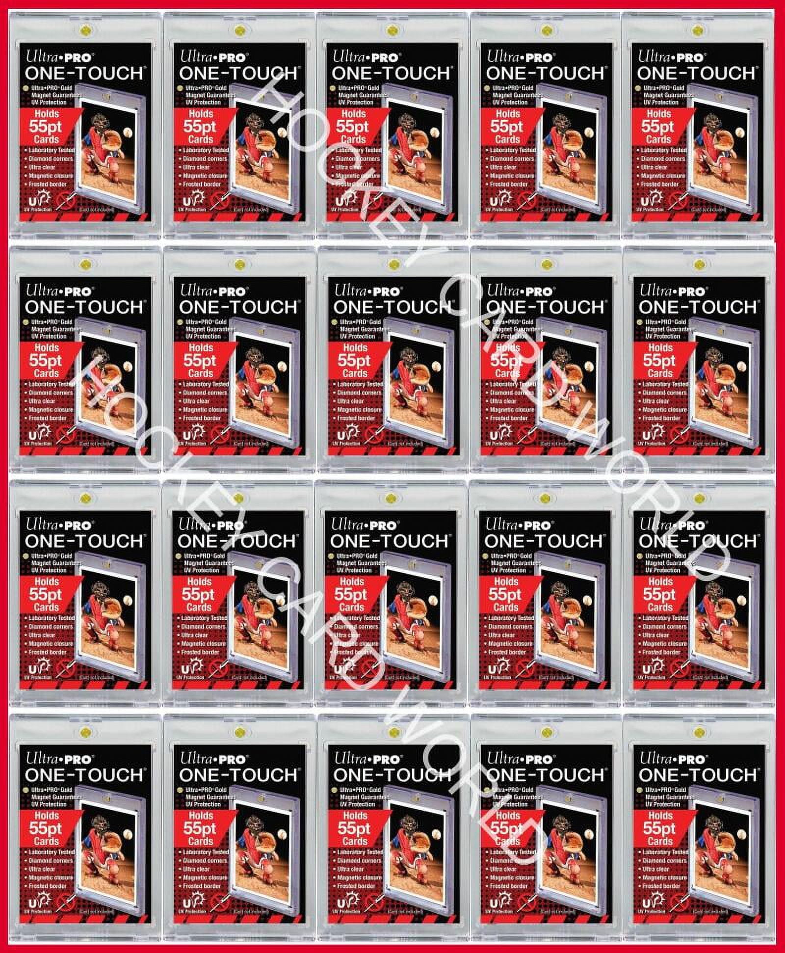 Ultra Pro One-Touch 55pt Magnetic Card Holder – Lot Of 10 Clear Cases