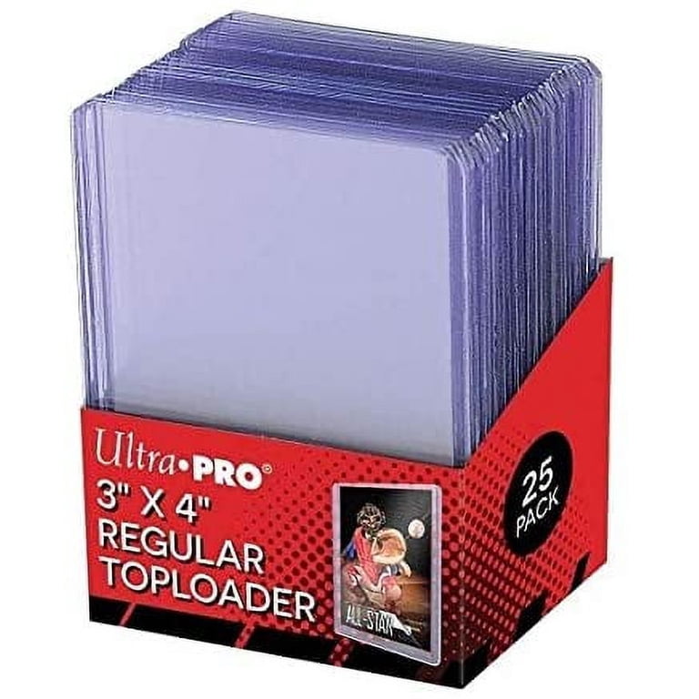 Ultra Pro 25 3 X 4 Top Loader Card Holder for Baseball, Football