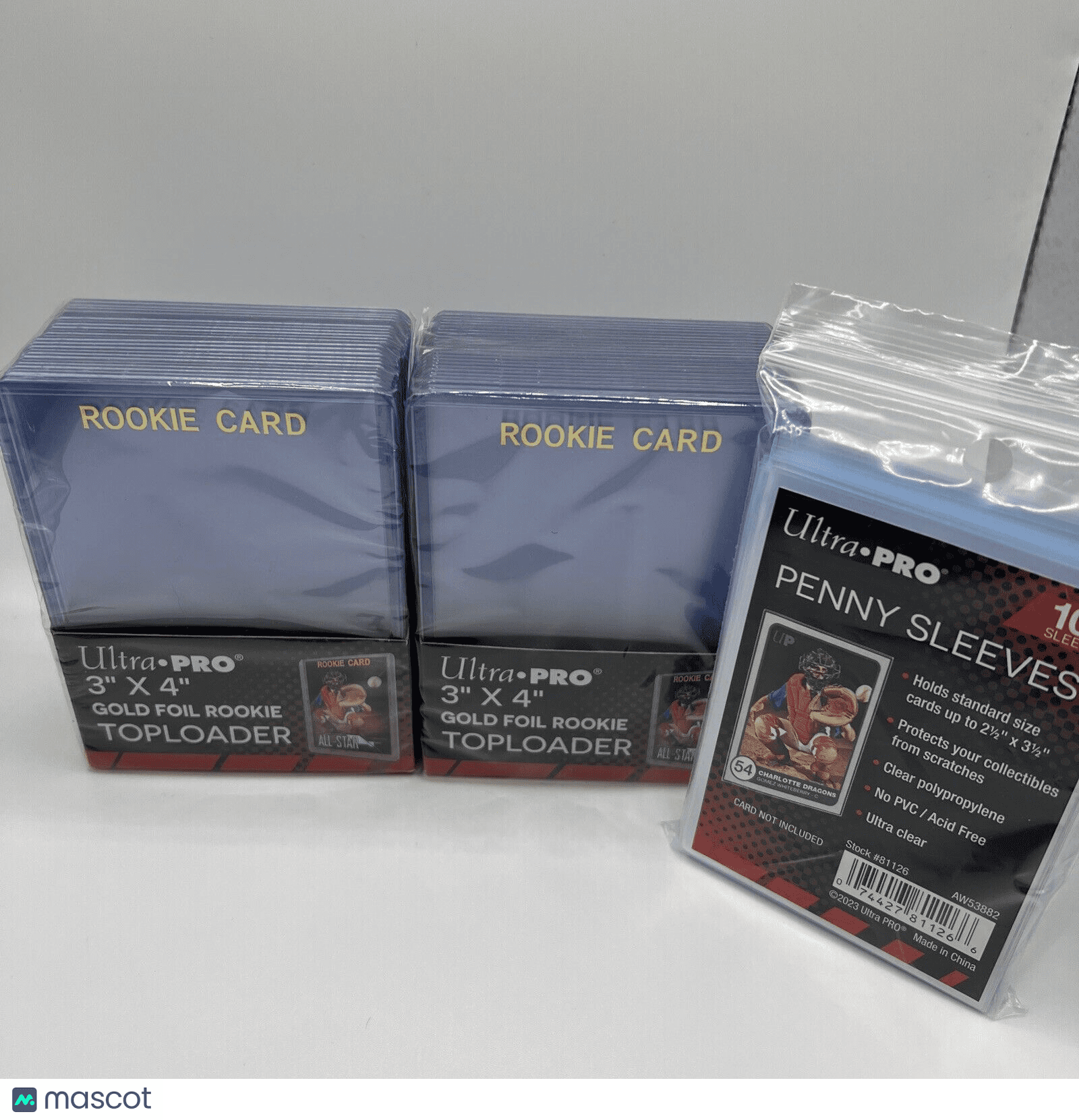 Hockey Card Sleeves UltraPro 100 Rookie Card Toploaders & 100 Penny Sleeves Bundle - 3x4 Inch Card Protectors Ufc Cards Hockey Card Sleeves UltraPro 100 Rookie Card Toploaders & 100 Penny Sleeves Bundle - 3x4 Inch Card Protectors Ufc Cards