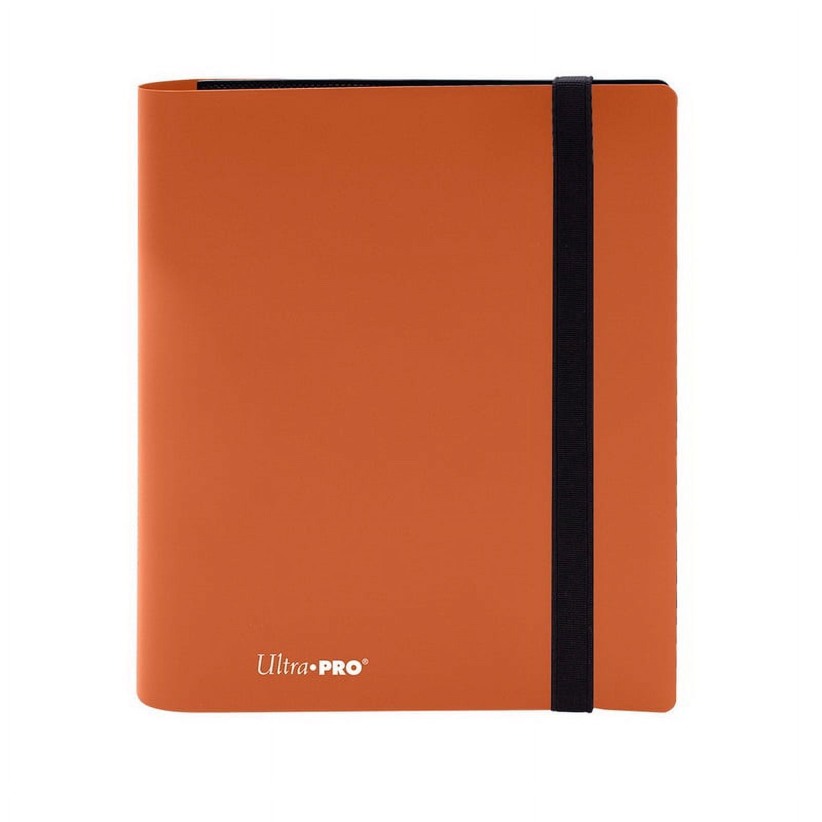 Ultra Pro 4 Pocket PRO Binder Eclipse Pumpkin Orange