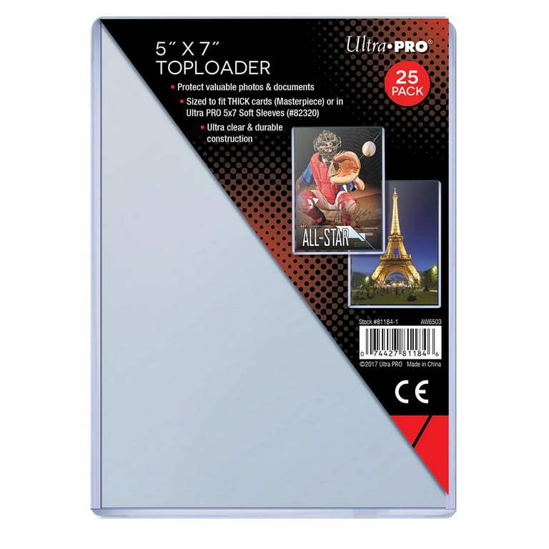 Ultra Pro 5 x 7 Toploader (25ct)