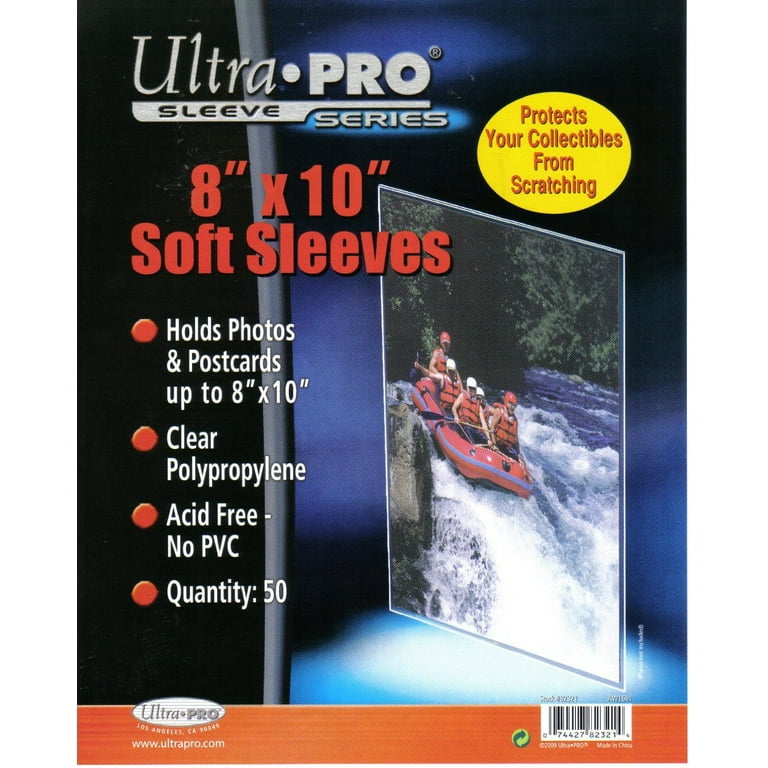 Ultra Pro 8-1/2 x 11 Soft Sleeves (Pack of 50)