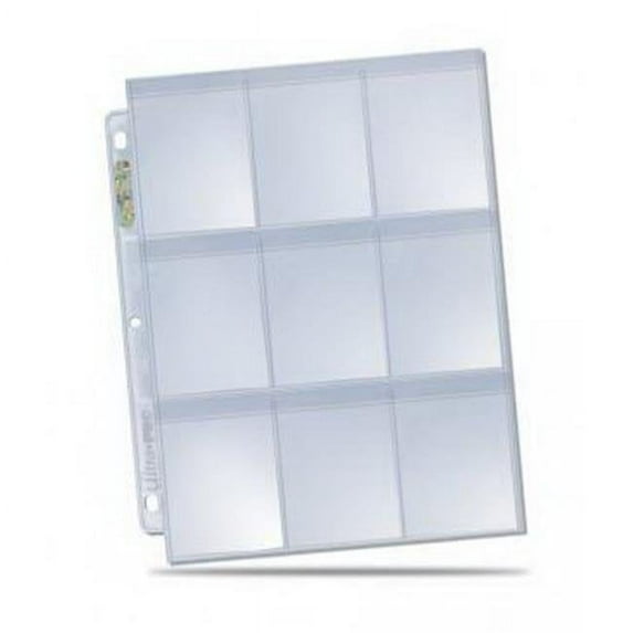 Ultra Pro 9-Pocket Secure Pages (100ct)