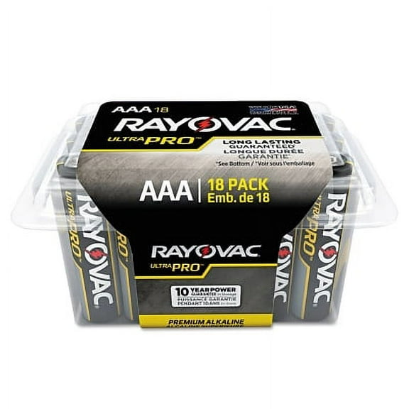 Ultra Pro Alkaline Reclosable Batteries, Aaa | Bundle of 5 Packs