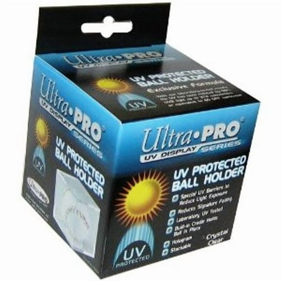 Ultra Pro Baseball Cube, UV Protected Baseball Display Case Clear