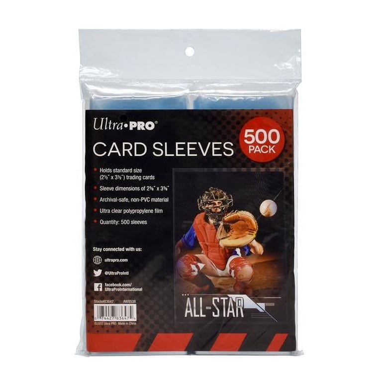Ultra Pro Card Sleeves 500 Pack - Walmart.com Ultra Pro Card Sleeves 500 Pack - Walmart.com
