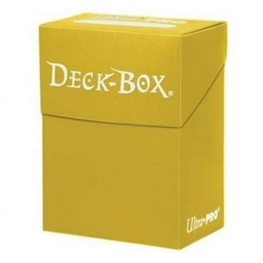 Deck Box Tcg Ultra Pro 80-Card Deck Box - Green, Holds Sleeved Cards For  Magic, Pokemon, YuGiOh! Deck Boxes