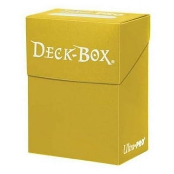 Ultra Pro Deck Protector Deck Box, Solid Yellow