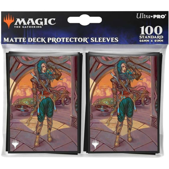 Ultra PRO: Standard 100ct Sleeves - Aetherdrift (Borderless Racer 1: Sita Varma, Masked Racer)
