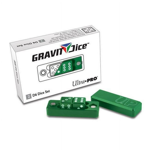 Ultra Pro Dice - D6 2pc Set - Emerald