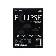 Ultra Pro - Eclipse Deck Protector Standard Sleeves - Matte Jet Black (1005ct)