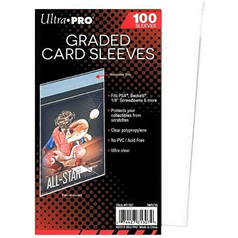 Ultra Pro Easy Grade Trading Card Sleeves (100 Count Pack) Angle Cut Corner