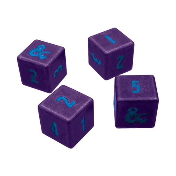 Phandelver and Below: The Shattered Obelisk Underdark Heavy Metal D6 Dice Set (4ct) for Dungeons  Dragons