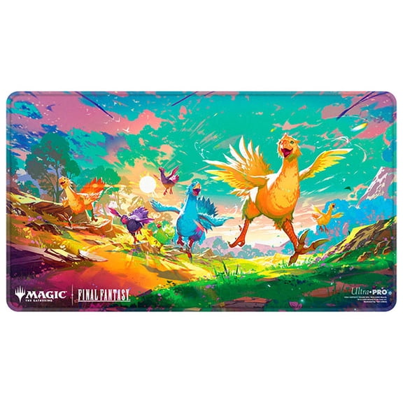 Ultra Pro Magic the Gathering Universes Beyond: Final Fantasy - Chocobos Holofoil Playmat