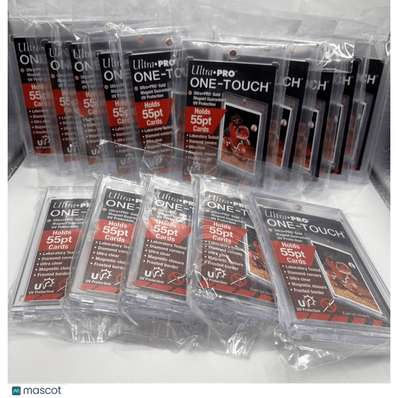 Ultra Pro One-Touch Magnetic Card Holder 55pt Point UV Protection - Lot of 15