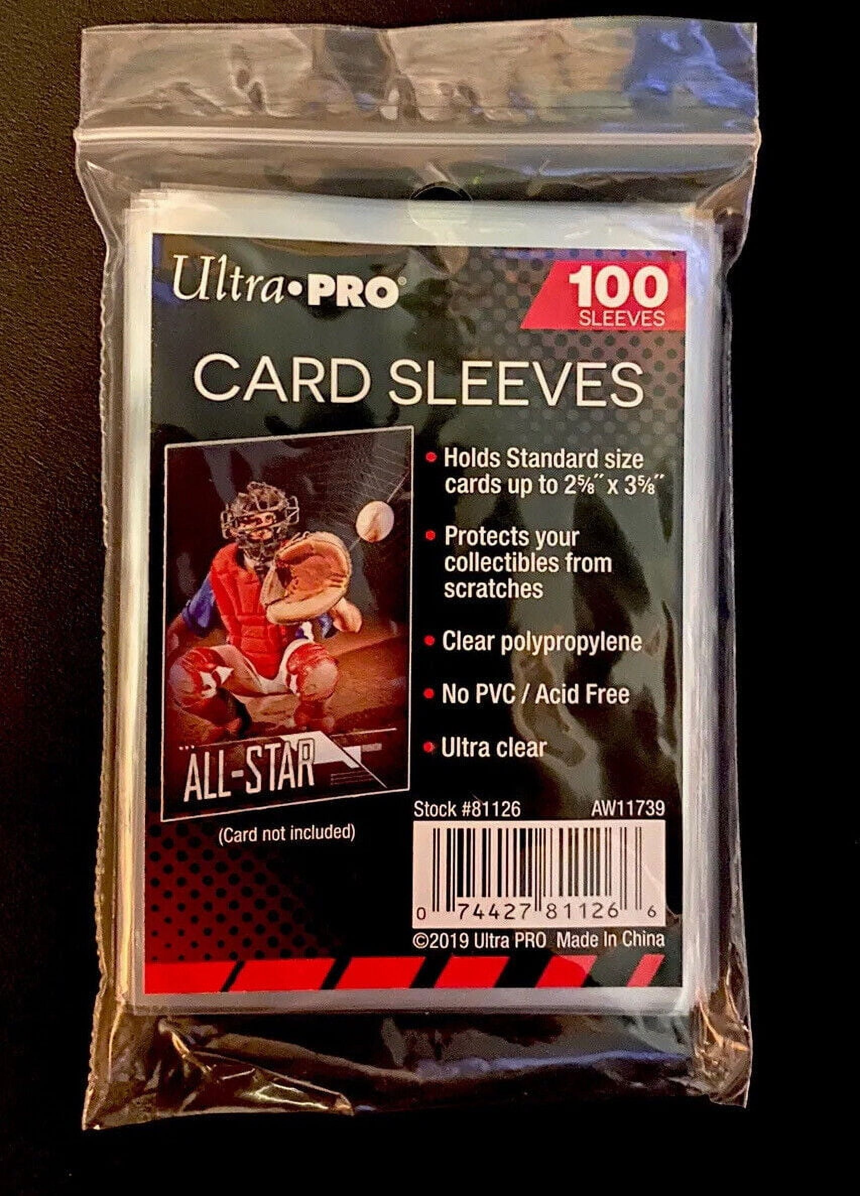 Ultra Pro Penny Soft Sleeves 1 Pack of 100 for Standard Sized Sports Cards NEW
