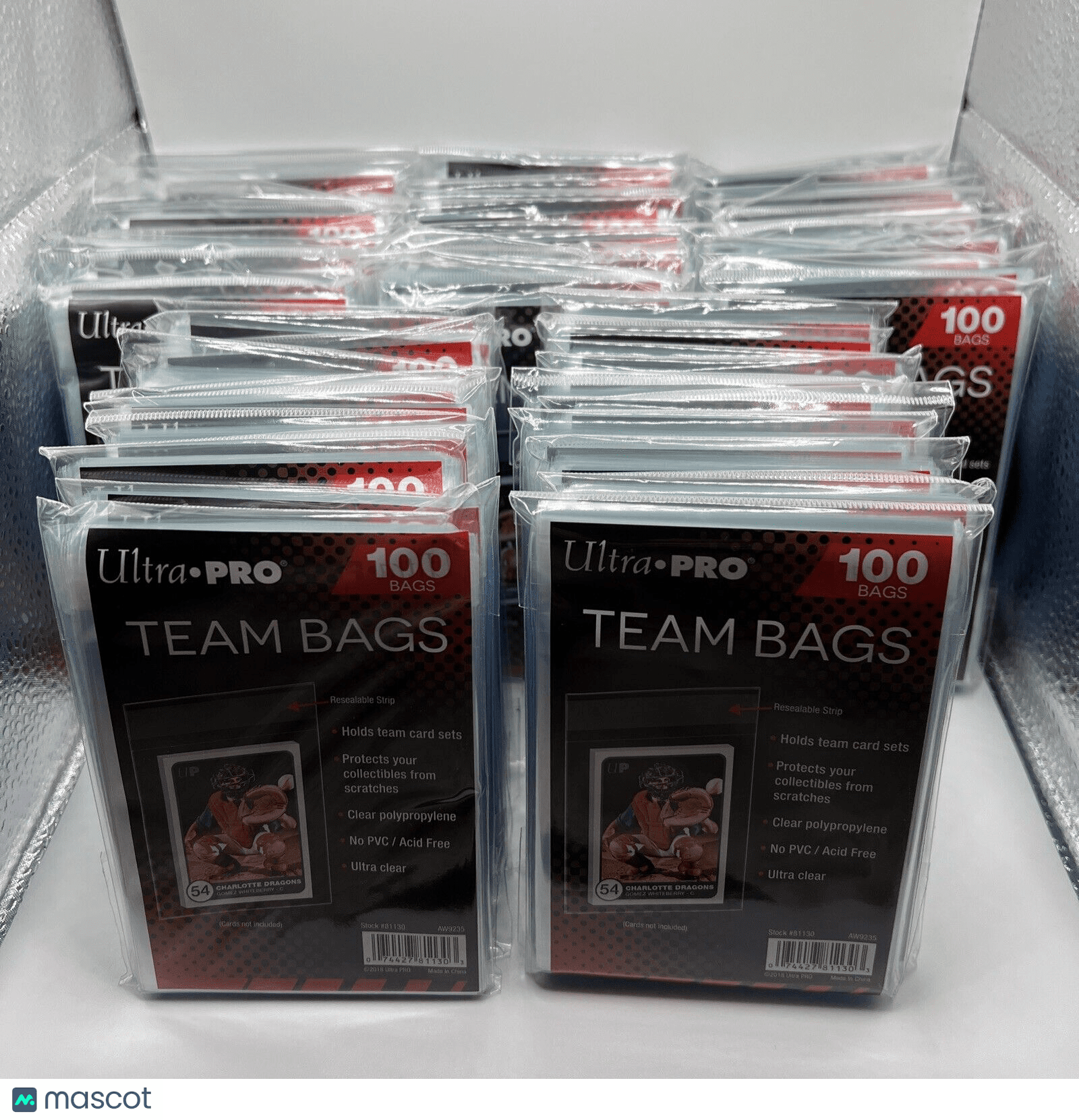 Ultra Pro - Team Bags Resealable Sleeves (x100