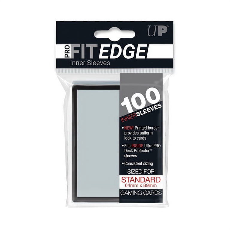 Ultra PRO: Standard 100ct Inner Sleeves - PRO-FIT Edge - Walmart.com