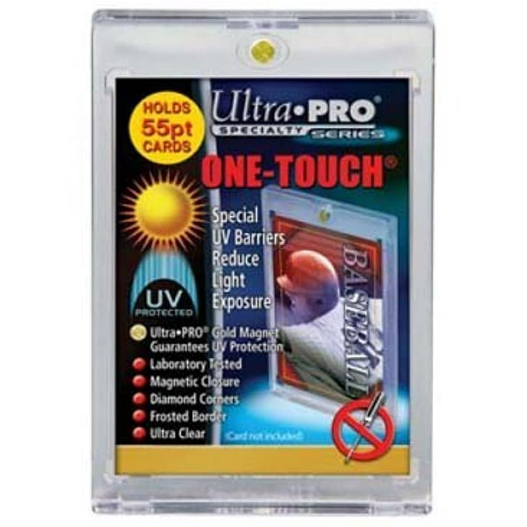 one touch card binder Amazon.com: NIXITLO Magnetic Card Holder,35pt One Touch Card Holder,Card  Binder for Baseball Card,U-V Protection Hard Plastic Trading Cards case for  Baseball,Sports,TCG Collectibles. (8Pack) : Toys & Games main image 1