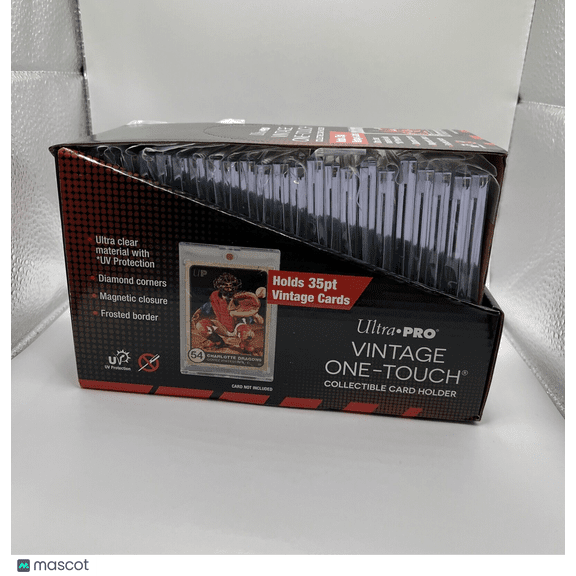 Ultra Pro VINTAGE One-Touch 35pt Point Magnetic Card Holder, BOX of 25