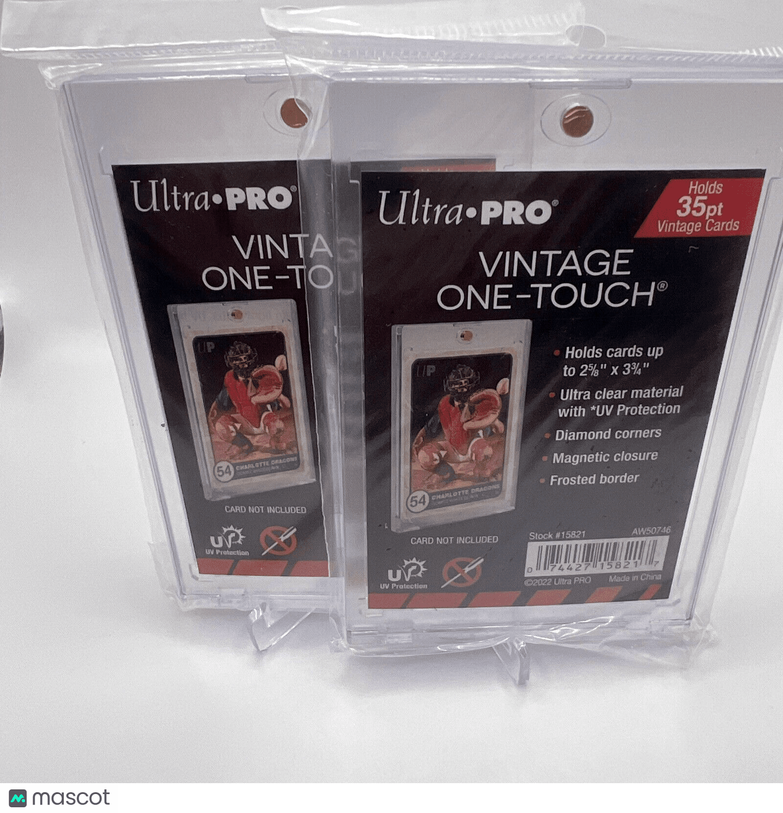 Ultra Pro 35pt One Touch Magnetic Card Holders – Box Of 25, Clear