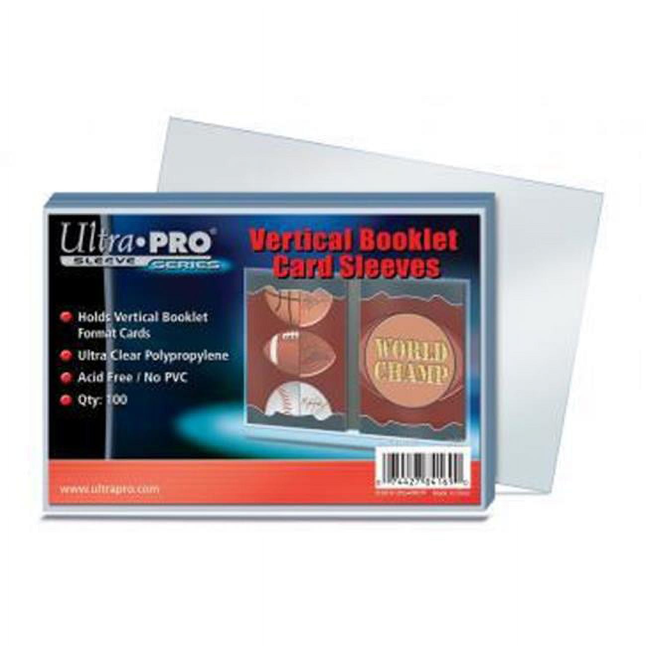 Ultra Pro ULP84649 Pro-Fit Side Loading Inner Sleeves, Clear - 100 Count 