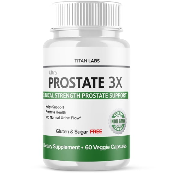 Ultra Prostate 3X Advanced Formula Supplement Pills Natural Vitamin for Health and Wellness UltraProstate 3X Capsules (1 Pack)