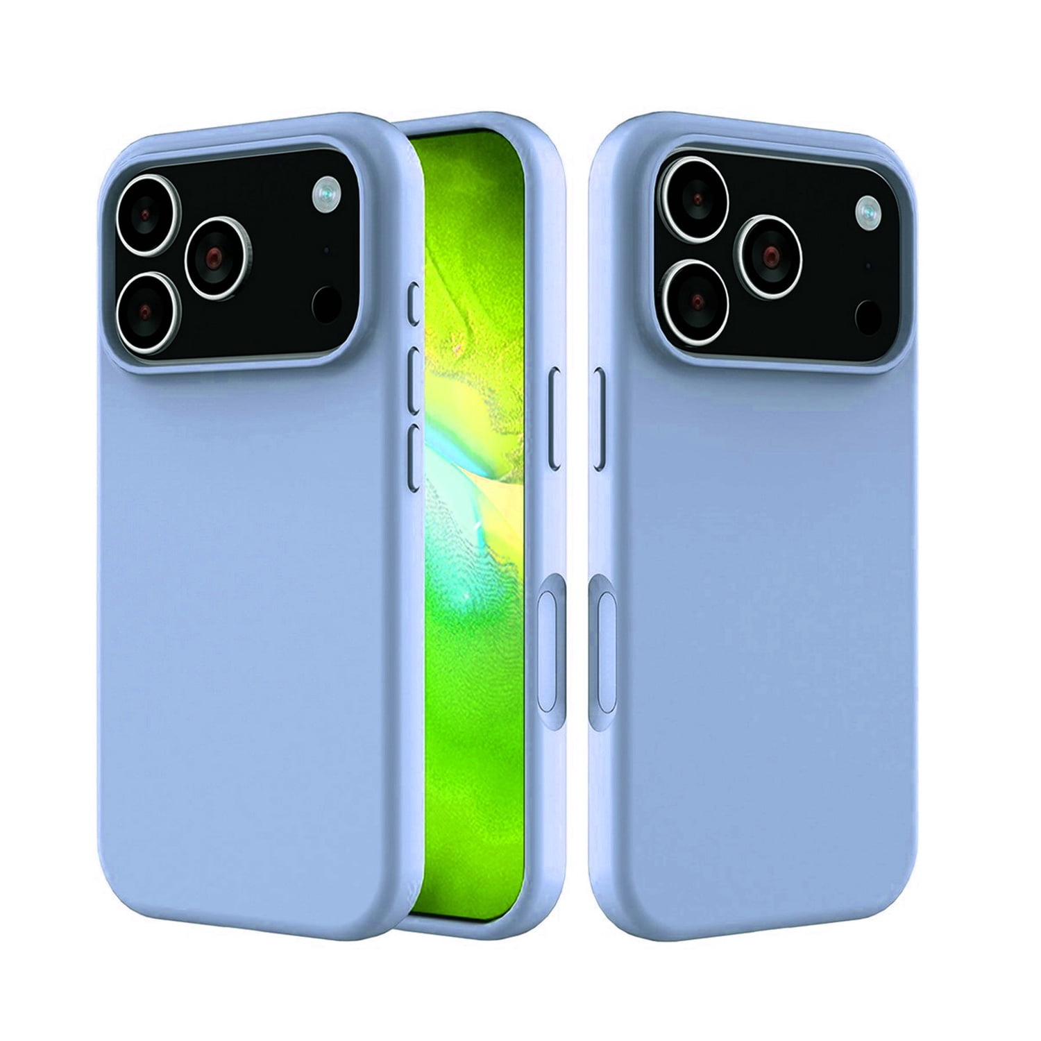 Ultra Protective Silicone Skin for iPhone 17 Pro Max - Light Blue