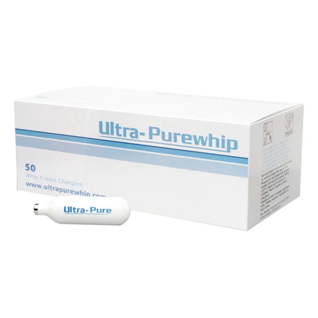 UltraPurewhip HighQuality 8g Nitrous Oxide Whipped Cream Cartridges
