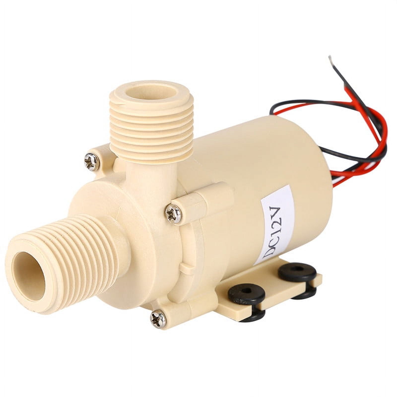 Ultra Quiet 12V Hot Water Circulation Pump Brushless Motor Water Pump Low  Noise for Solar Heater System - Walmart.com