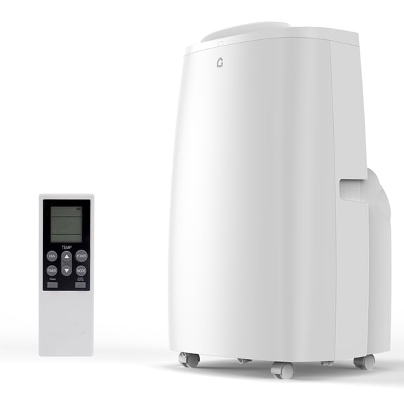Ultra-Quiet 14000 BTU Inverter Portable Air Conditioner – Single Hose, Cools & Heats up to 750 Sq Ft – Dehumidifier, Fan, LED Display, Remote Control, Sleep Mode, Easy Window Kit