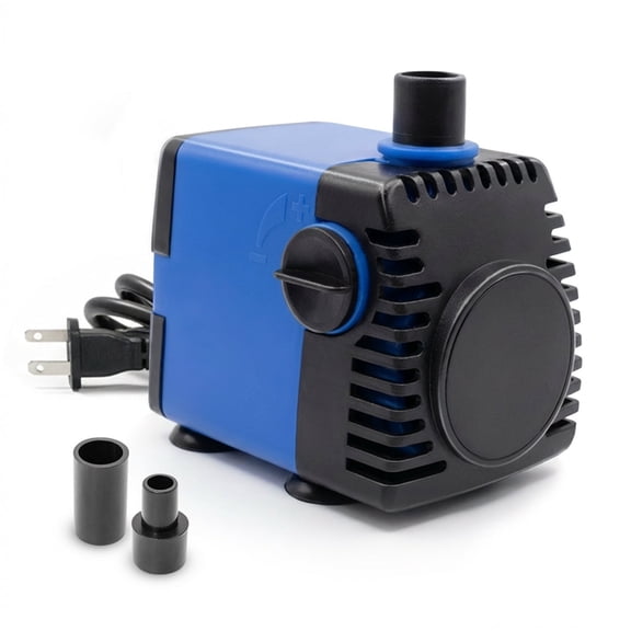 Ultra Quiet 210 GPH Submersible Water Pump 18W Adjustable Aquarium & Fountain Pump, 5.1 ft Max Lift, Compact Hydroponic Fish Tank Pump for Indoor & Outdoor Use