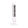 thumbnail image 1 of Ultra Quiet Air Circulation, 15 Inch Bladeless USB Tower Fan, 2-Speed Compact Oscillating Cooling Fan, Modern Space Saving Cooler for Office Bedroom, 1 of 8