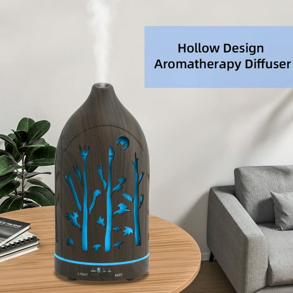 Auto Shut Off Aromatherapy Essential Oil Diffuser Humidifier for Stress Relief & Better Sleep Quiet Ultrasonic Design
