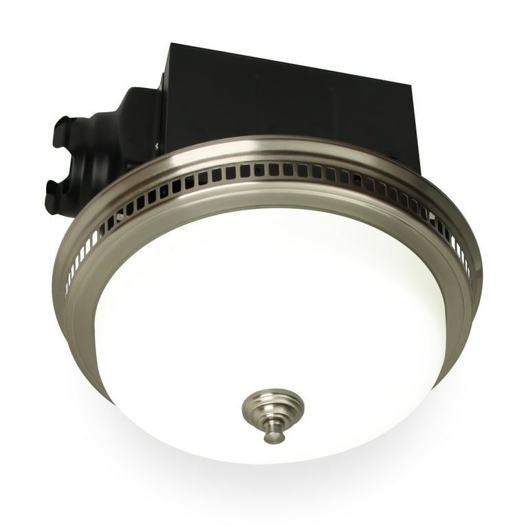 110 CFM Ceiling Bathroom Exhaust Fan with LED Light and Nightlight, Round Frosted Glass Cover Grille Oil Rubbed Bronze 110 CFM Ceiling Bathroom Exhaust Fan with LED Light and Nightlight, Round Frosted Glass Cover Grille Oil Rubbed Bronze