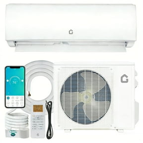 Ultra Quiet Ductless Mini Split Air Conditioner & Heat Pump 17,000 BTU, 1.5 Ton, Inverter, 230V, Wall Mounted, WiFi Control, Complete Pro Installation Kit, Cools & Heats up to 1250 Sq.Ft