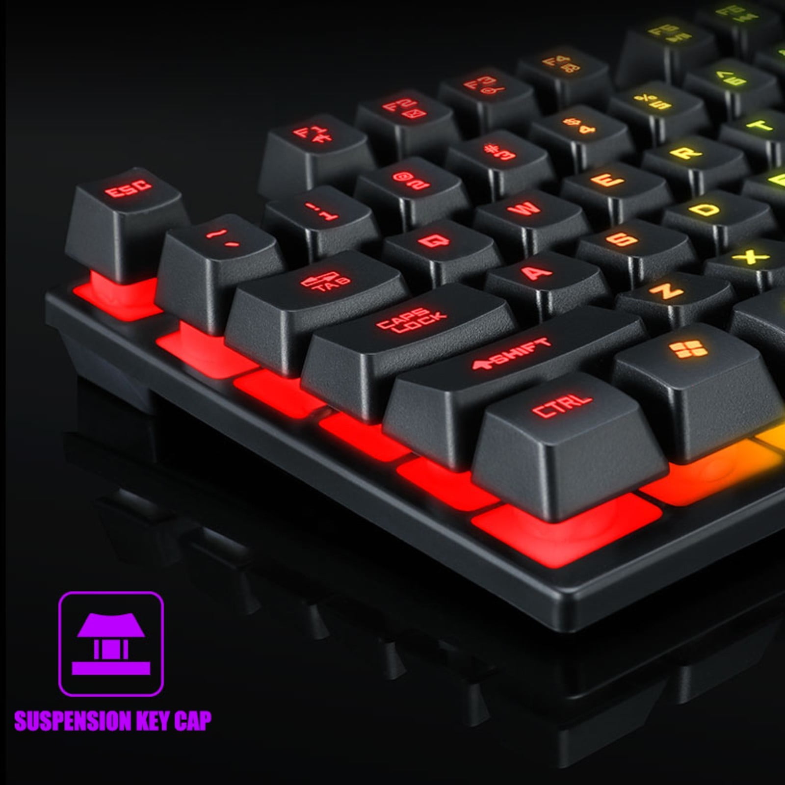 Ultra Quiet Keyboard Wireless Keyboard with Volume Control Blank