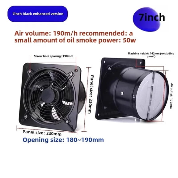 Ultra Quiet Powerful Exhaust Fan For Kitchen, Rental Bathroom, And Home Ventilation - Remove Smoke & Odors Efficiently C - Quiet Ventilation