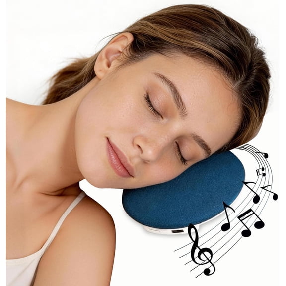 Ultra-Quiet Sleep Pillow Speaker, Mini Portable Bluetooth 5.4 Wireless Pillow Speakers for Sleeping, 10Hrs Play & Auto-Off Timer, Rich Sleep Sound Library