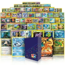Ultra Rare Starter Bundle | 100+ Authentic Cards | 1x Ultra Rare Guaranteed | Legendary, VSTAR, VMAX, V, GX, or EX | Plus Bonus 10x Holos or Rares | GG Deck Box Compatible with Pokemon Cards