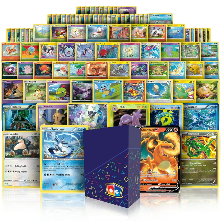 Ultra Rare Starter Bundle, 100+ Authentic Cards, 1x Ultra Rare Guaranteed, Legendary, VSTAR, VMAX, V, GX, or EX, Plus Bonus 10x Holos or Rares