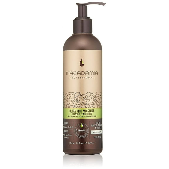 Ultra Rich Moisture Cleansing Conditioner By Macadamia - 10 Oz Conditioner