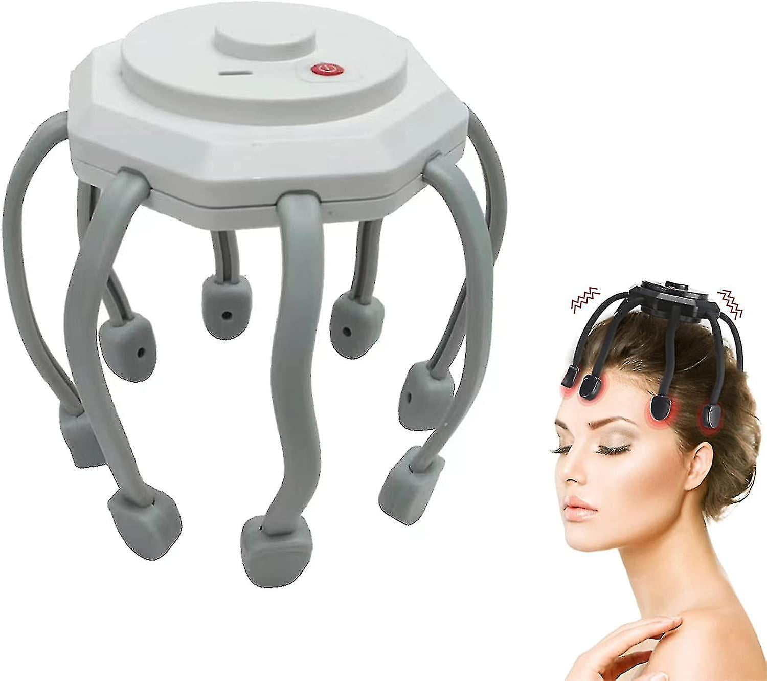 Ultra Scalp Massager, Electric Octopus Scalp Massager With 3 Modes, 360