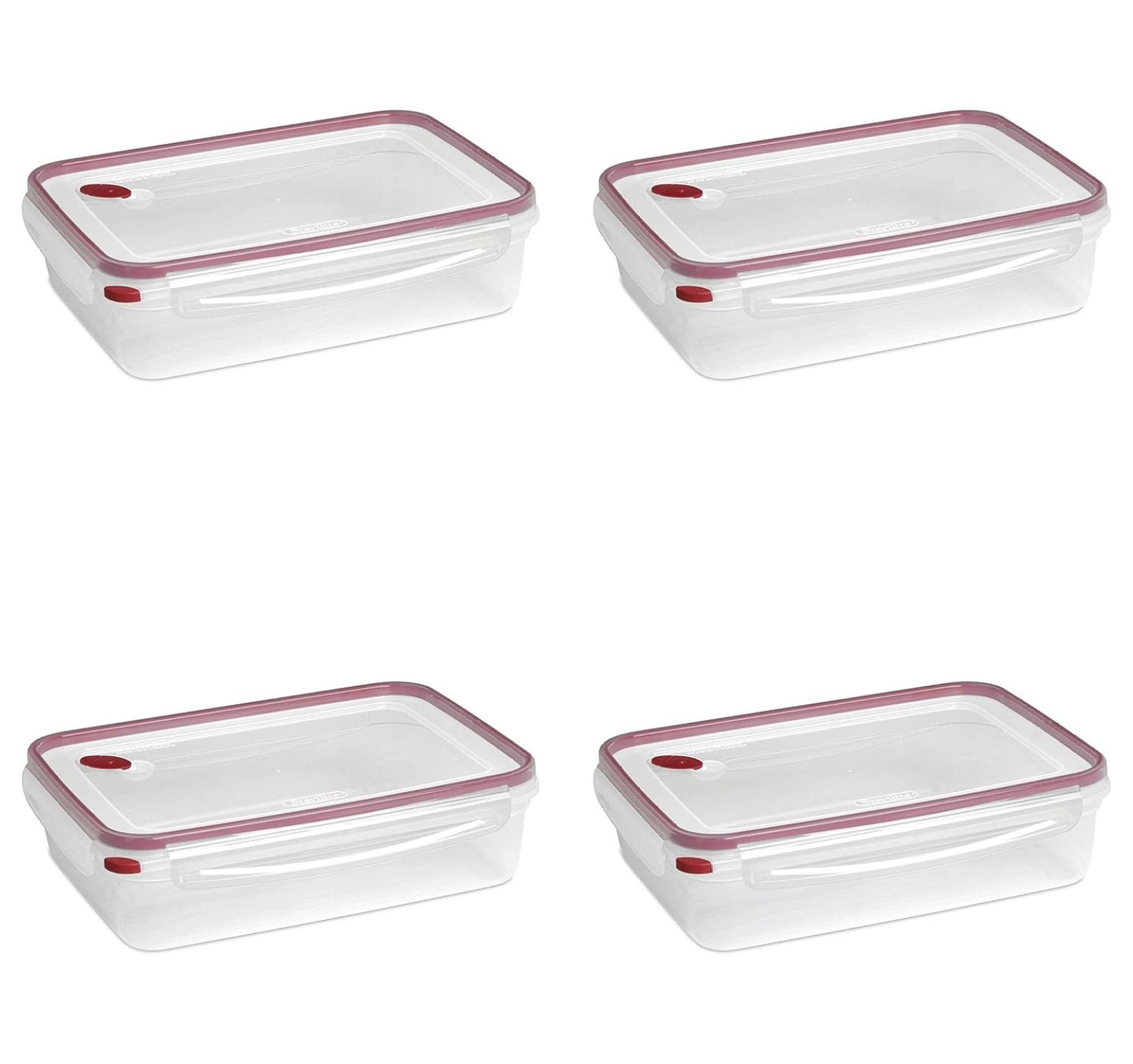 UltraSeal 16 Cup Rectangle, Airtight Food Storage Container, Latching