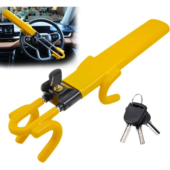 Steering Wheel Locks in Car Anti-Theft Devices - Walmart.com