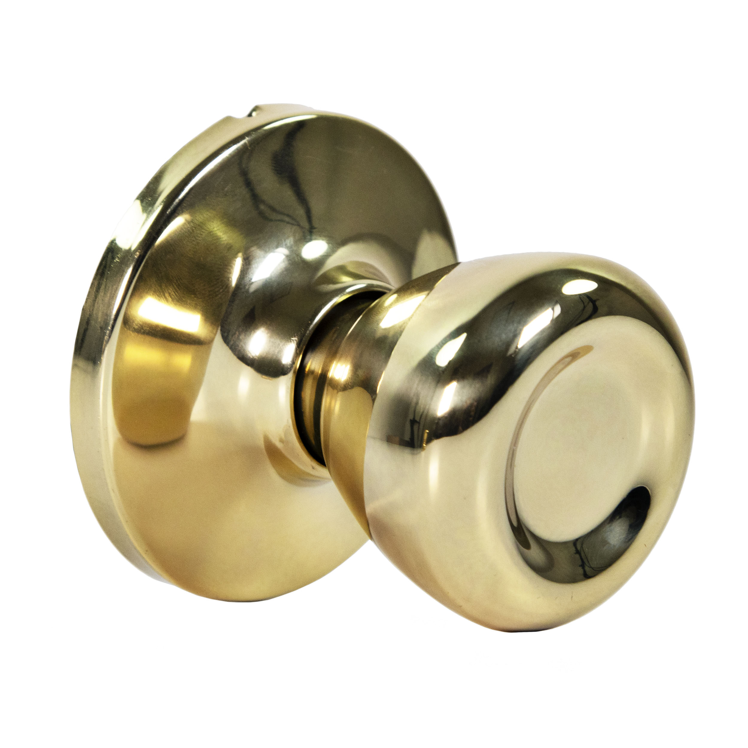 Ultra Security Rittenhouse Hall and Closet Lockset - Door Knob Hall and Closet Passage Non-Lockable Lockset, Fits 1-3/8 Inch to 1-3/4 Inch Door Thickness (Polished Brass Finish, 1 Pack) - image 1 of 11