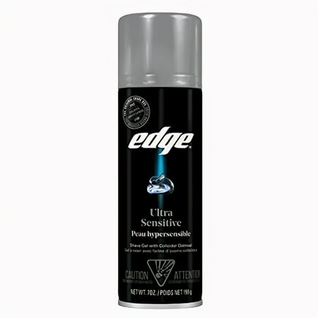 Ultra Sensitive Shave Gel Men Shave Gel by Edge, 7 Ounce